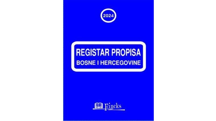 REGISTAR PROPISA BOSNE I HERCEGOVINE