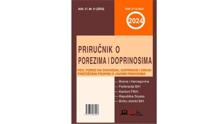 PRIRUČNIK O POREZIMA I DOPRINOSIMA